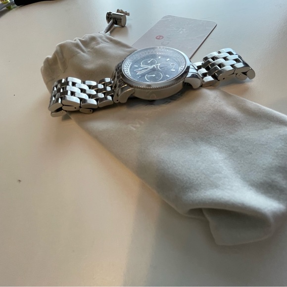 Michele Real Diamond UNISEX Sportsail Watch Black Face - Picture 3 of 10